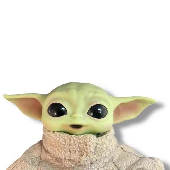 Mattel Star Wars The Child Grogu Plush with Satchel 11” Baby Yoda 2020 Disney - Picture 6 of 7